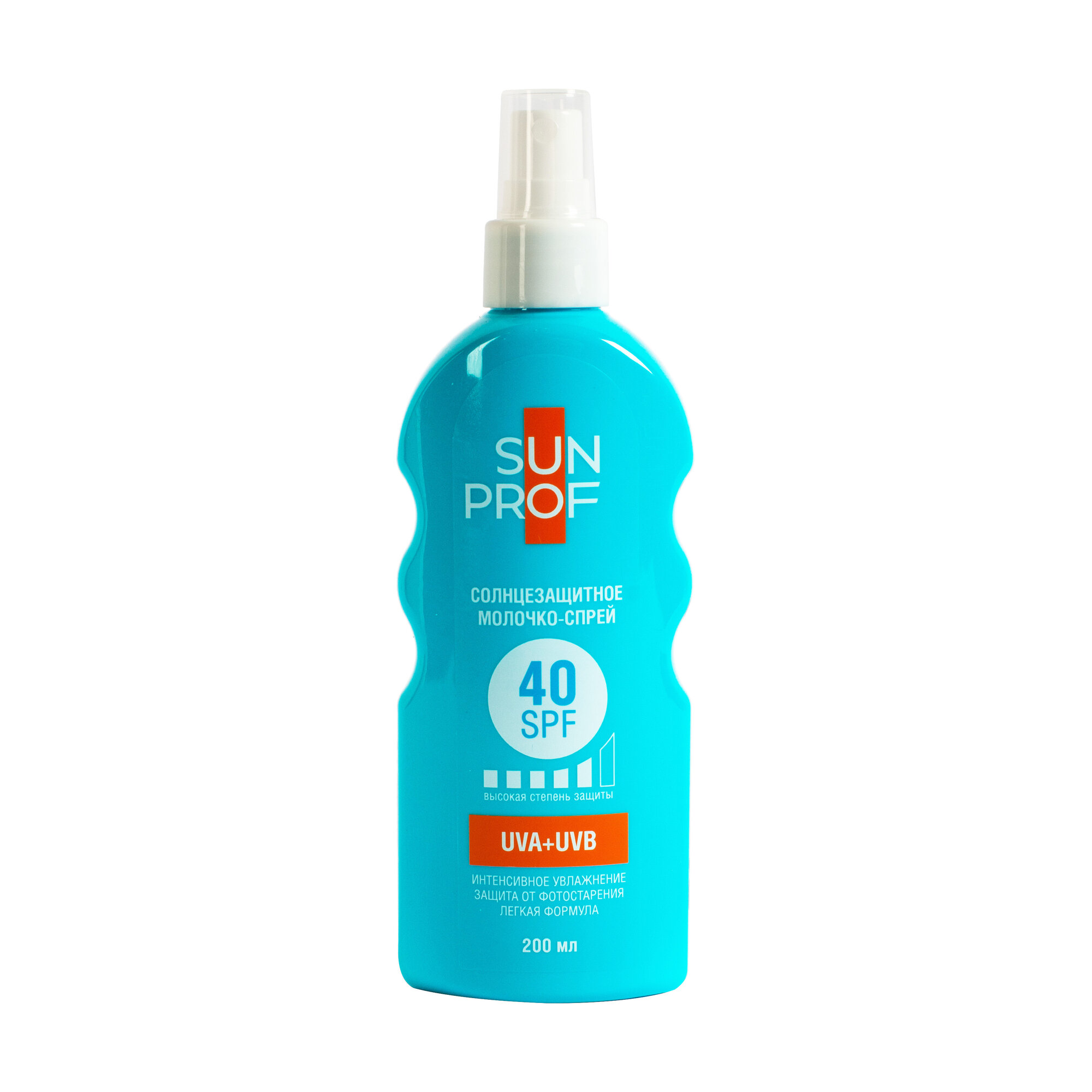 Молочкоспрей солнцезащитное SunProf SPF40 200мл