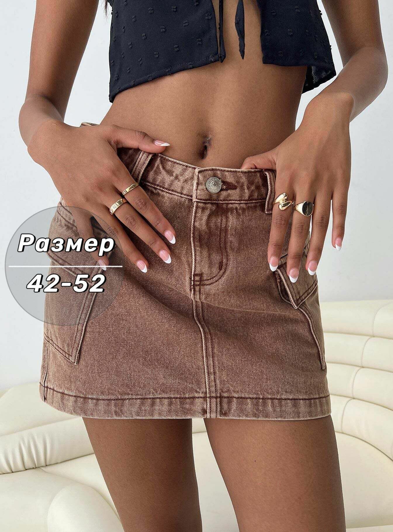 Капри спортивные , размер M, коричневый