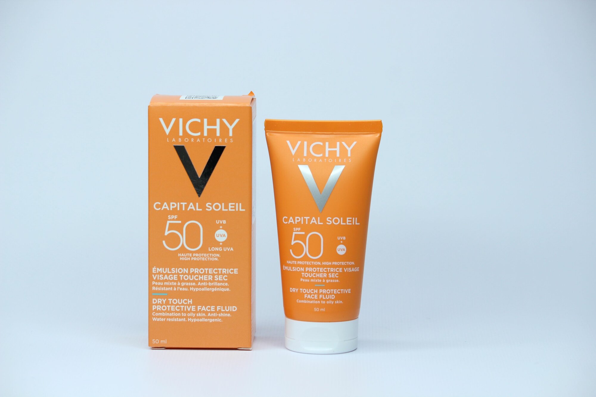 Vichy эмульсия Capital Ideal Soleil Mattifying Face Dry Touch SPF 50, 50 мл
