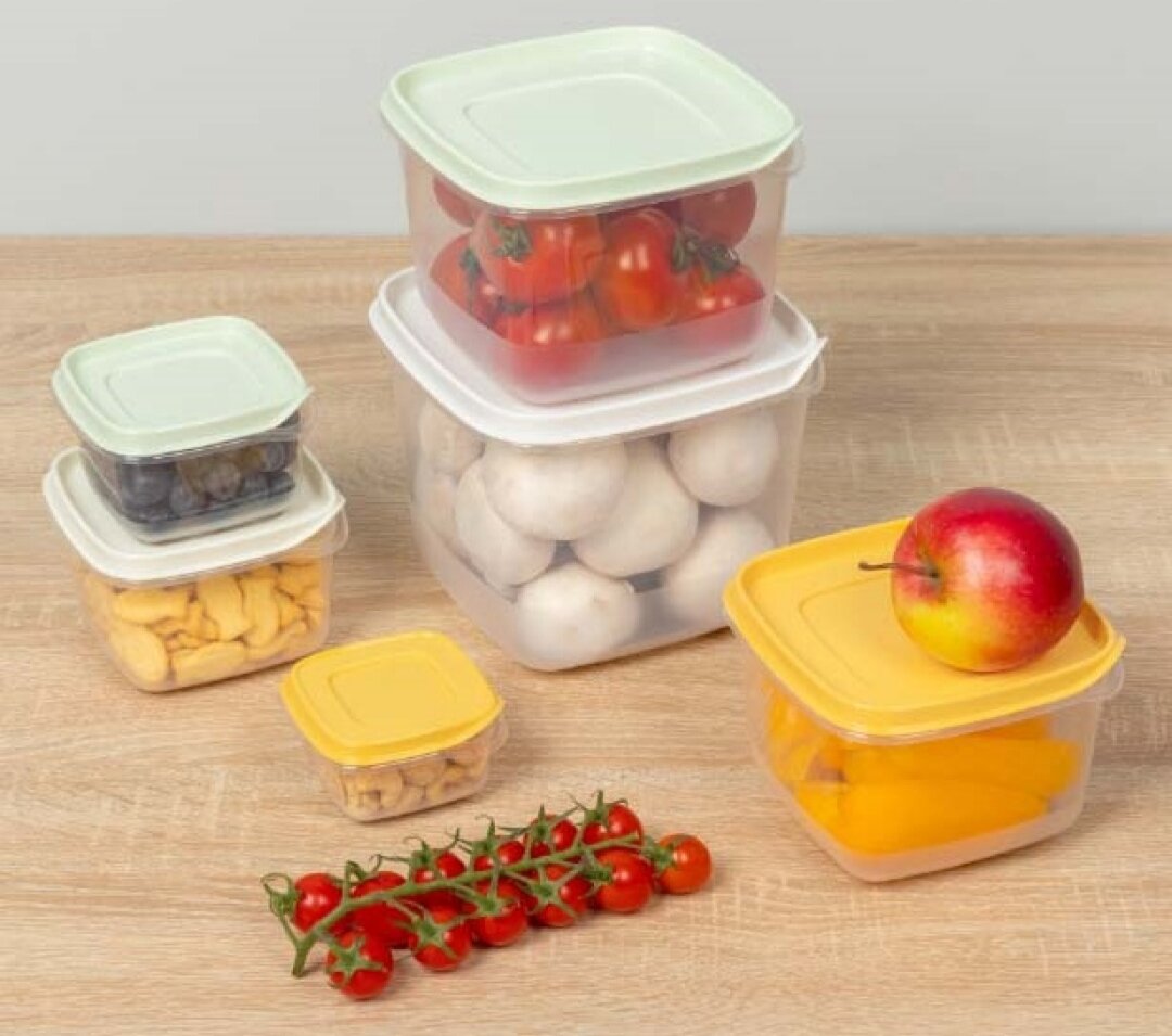 Комплект контейнеров для продуктов, в одном упаковке будет- 6 шт.