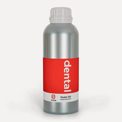 Изображение товара SMOLA Dental Model 12K водосмываемый фотополимер, серый (1 кг)