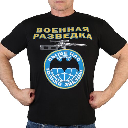 Футболка ВОЕНПРО, размер RUS 52 (XL), черный