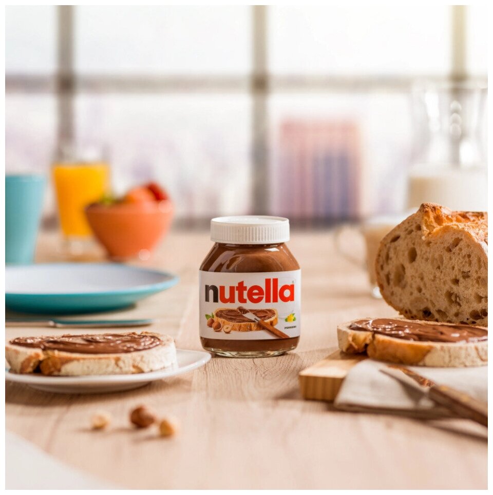 Шоколадная паста Nutella ореховая с добавлением какао, 350 г 6 шт - фотография № 10