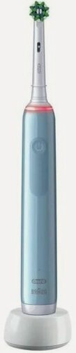 Изображение товара Зубная щётка электрическая Oral-b Pro 3/D505.513.3 CrossAction голубая