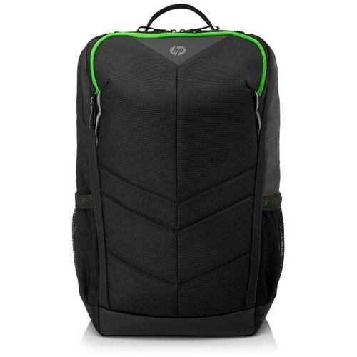 фото 15.6" рюкзак для ноутбука hp pavilion gaming 400 черный / зеленый полиэстер женский дизайн