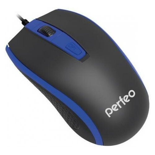 Мышь Perfeo PF-383-OP PROFIL Black-Blue USB мышь perfeo profil usb белый серый