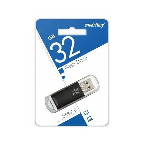 SB32GBCLU-K, 32GB USB 2.0 CLUE series, Black, SmartBuy