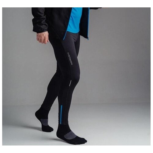 фото Тайтсы nordski, размер xs, черный/синий