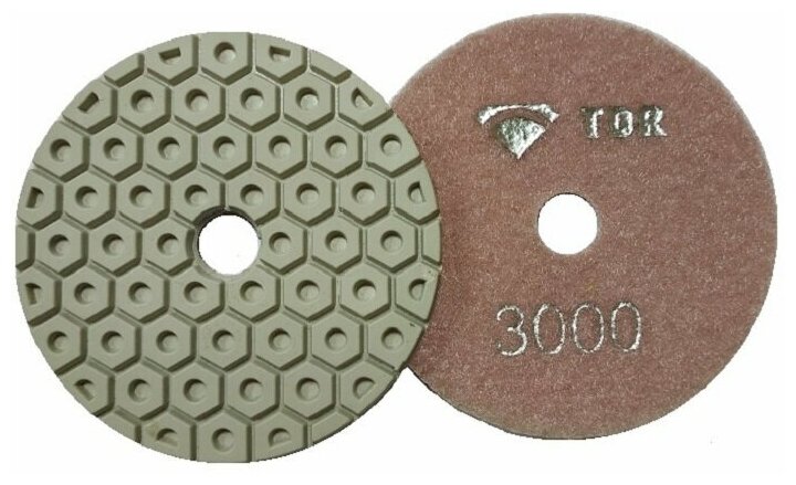 Алмазный гибкий шлифовальный круг "Гайка" d100 №3000 (с водой)