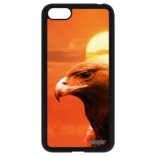 фото Защитный чехол на смартфон // huawei y5 2018 // "орел" ястреб небо, utaupia, оранжевый