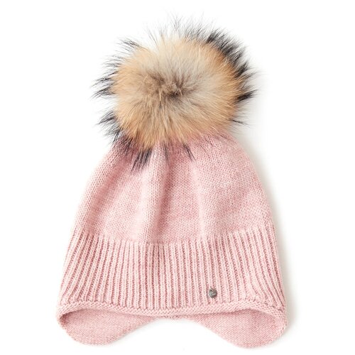 фото Шапка женская finn flare, цвет: серо-розовый a20-32130_824, размер: 56