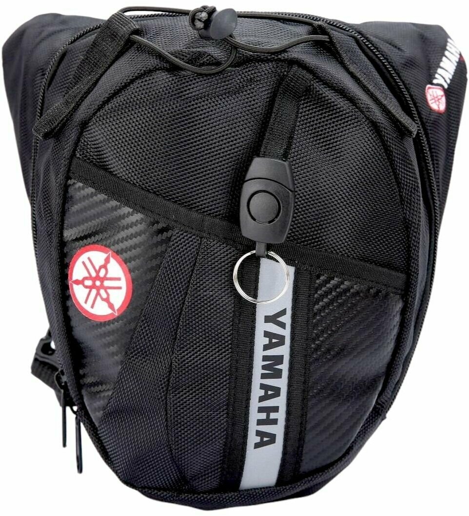 Мотосумка мото сумка с логотипом Yamaha на бедро мотоциклиста для мотоцикла скутера мопеда квадроцикла, черная