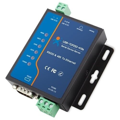 Преобразователь интерфейсов USR IoT USR-TCP232-410S industrial rs232 rs485 serial serial wifi wifi converter support dual ports modbus rtu