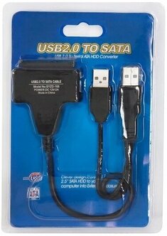 Характеристики модели Переходник SATA на USB 2.0 для чтения жестких ...