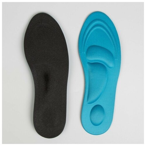 фото Стельки для обуви, универсальные, амортизирующие, 35-40 р-р, пара, цвет серый onlitop