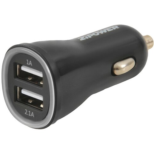 Автомобильное зарядное устройство ZIPOWER 2 USB 12В PM6682