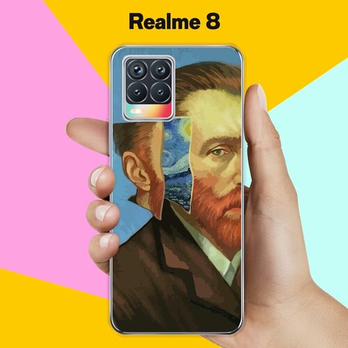 Силиконовый чехол на realme 8 Ван Гог / для Реалми 8 силиконовый чехол на realme 8 pro реалми 8 про ирисы ван гог