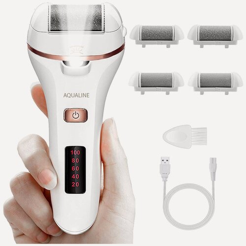 Изображение товара Электрическая роликовая пилка для ног/аппарат для педикюра, 5 сменных роликов