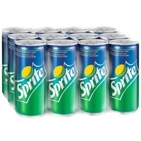 Газированный напиток Sprite 0.33 л упаковка 12 штук ж/б