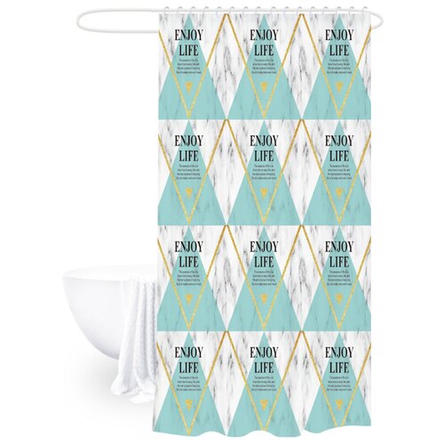 Занавеска для ванной комнаты Sanitaryware 85, размер 180х200см, PEVA.