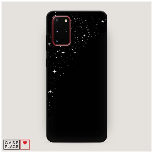 фото Чехол силиконовый матовый samsung galaxy s20 plus скалолаз в космосе case place