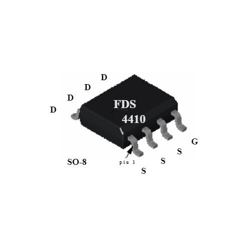 Микросхема FDS4410 N-Channel MOSFET 30V 10A SO8