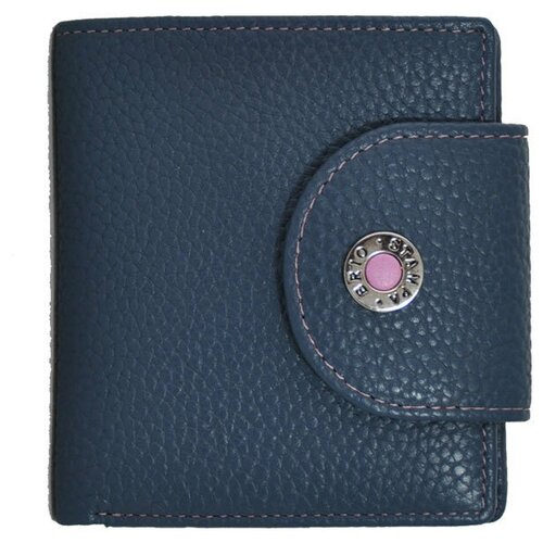 Кошелек компактный с RFID защитой Stampa Brio 978 - 3417CF BLUE/PINK R