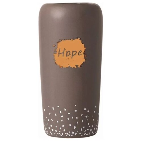 Декоративная ваза Надежда, 11.7*11.7*24 см, Magic Home,каменная керамика,серый