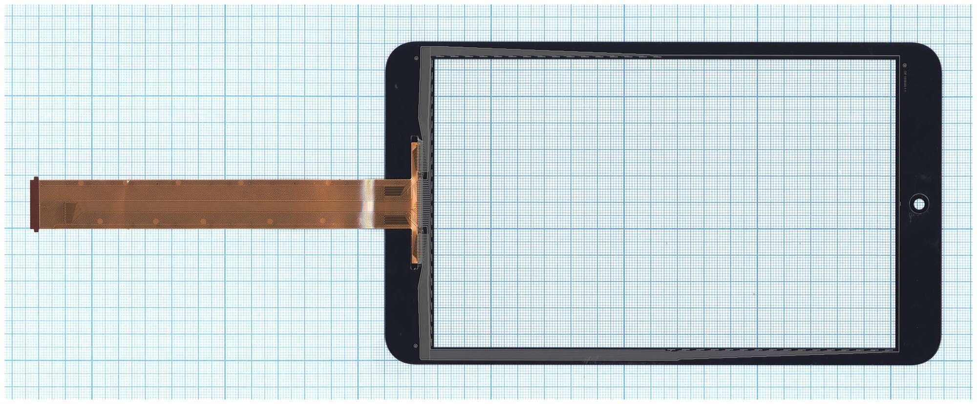 Сенсорное стекло (тачскрин) для Asus MeMo Pad 8 ME181 черное