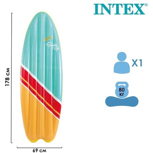 Серьги Intex, мультиколор