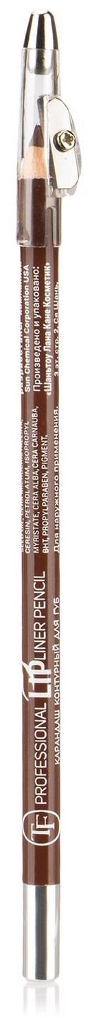 TF Cosmetics карандаш для губ с точилкой Professional Lipliner, 21 chocolate