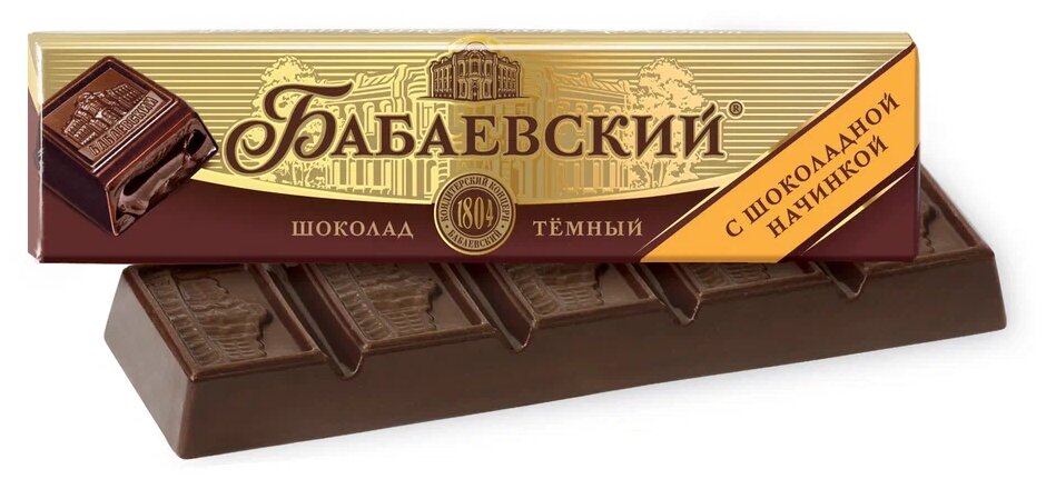 Батончик Бабаевский с шоколадной начинкой, 50 г