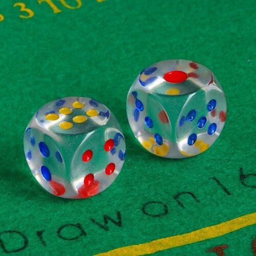 Кубики игральные 24 х 24 см набор 2 шт 326₽