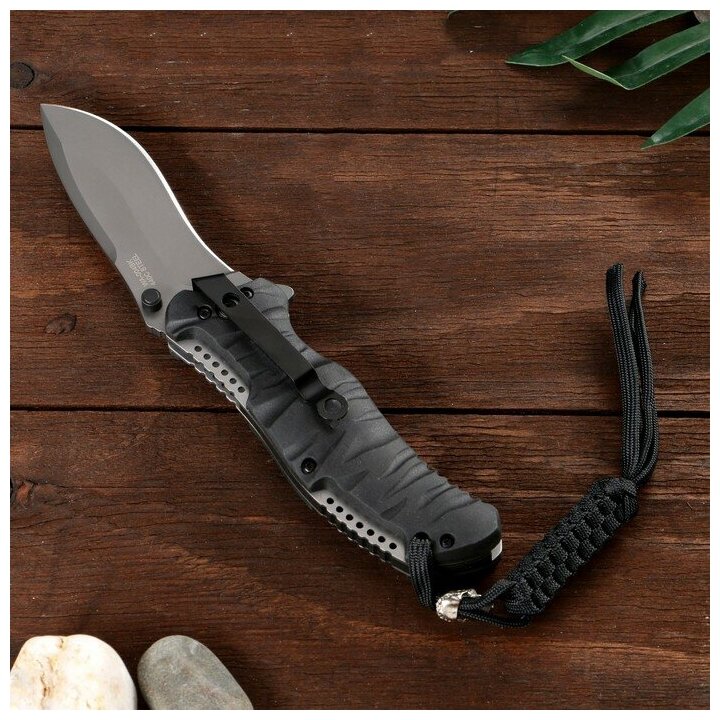 Нож складной WithArmour WA-004BK черный - фотография № 8
