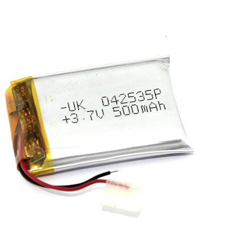 аккумулятор li pol батарея 4 25 35мм 2pin 3 7v 500mah Аккумулятор Li-Pol (батарея) 4*25*35мм 2pin 3.7V/500mAh