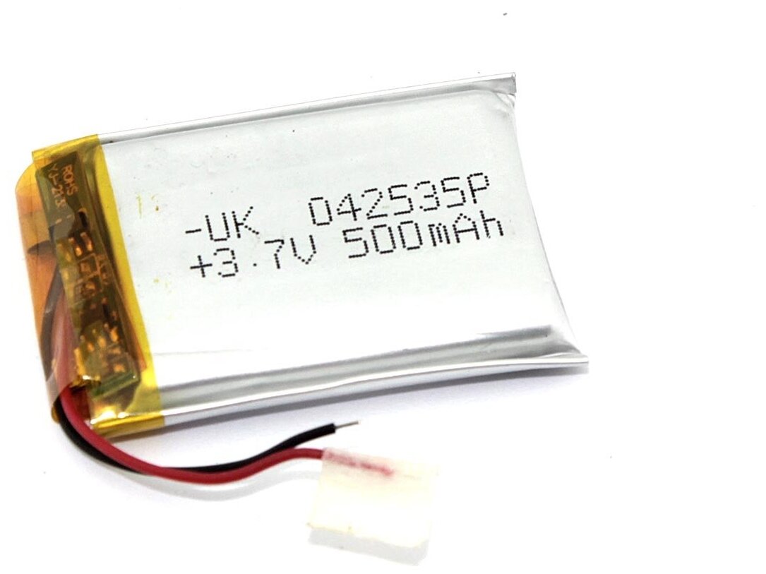 Аккумулятор Li-Pol (батарея) 4*25*35мм 2pin 3.7V/500mAh