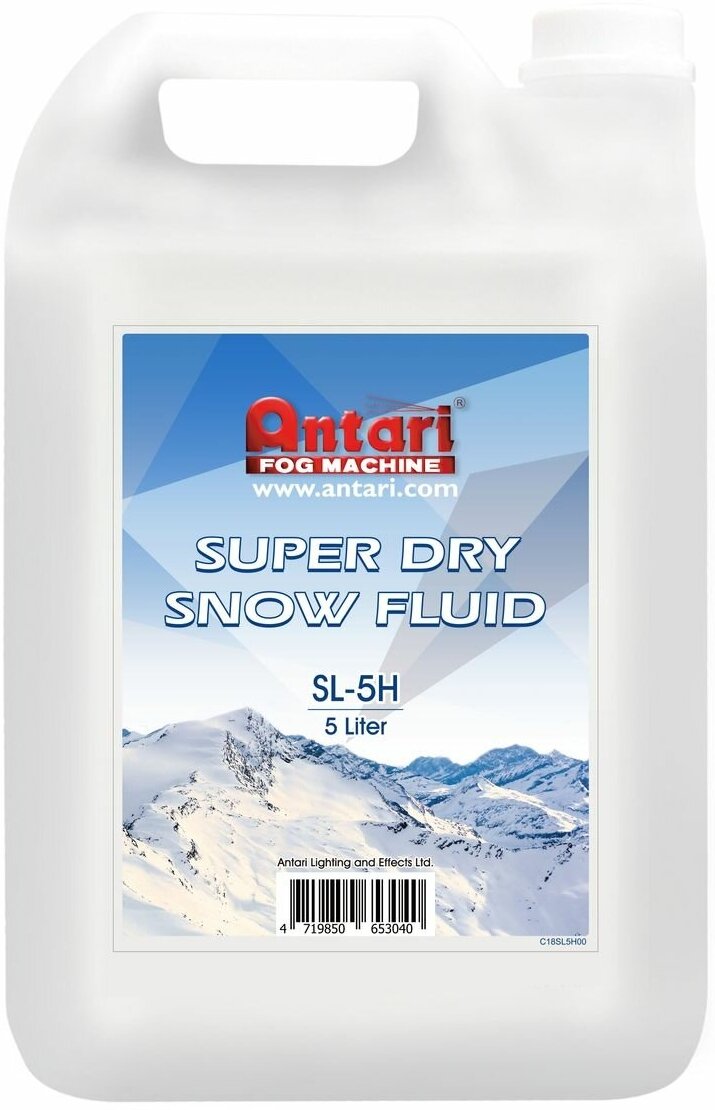 Antari SL-5H Super Dry жидкость для генераторов снега, 5 литров