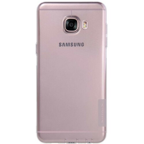 Накладка силиконовая Nillkin Nature TPU Case для Samsung Galaxy C5 C5000 прозрачно-черная