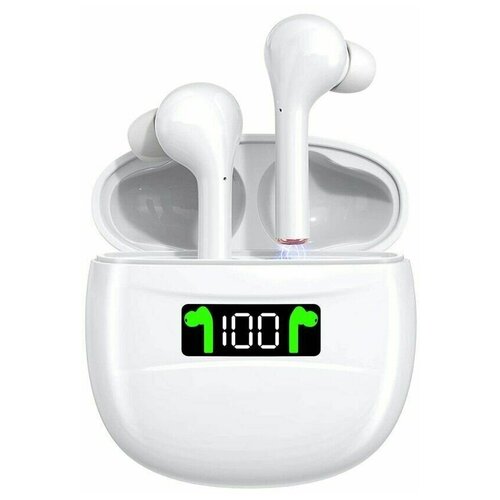 Наушники беспроводные TWS J3 PRO с Bluetooth 52 активное шумоподавление с SIRI новинка 2021 цвет белый 180000₽
