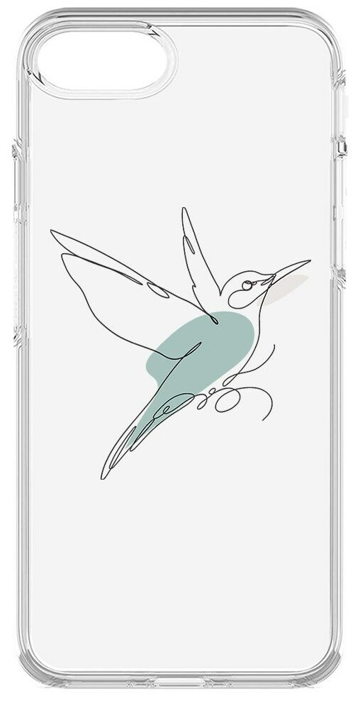 Чехол-накладка Krutoff Clear Case Легкость для iPhone 6S