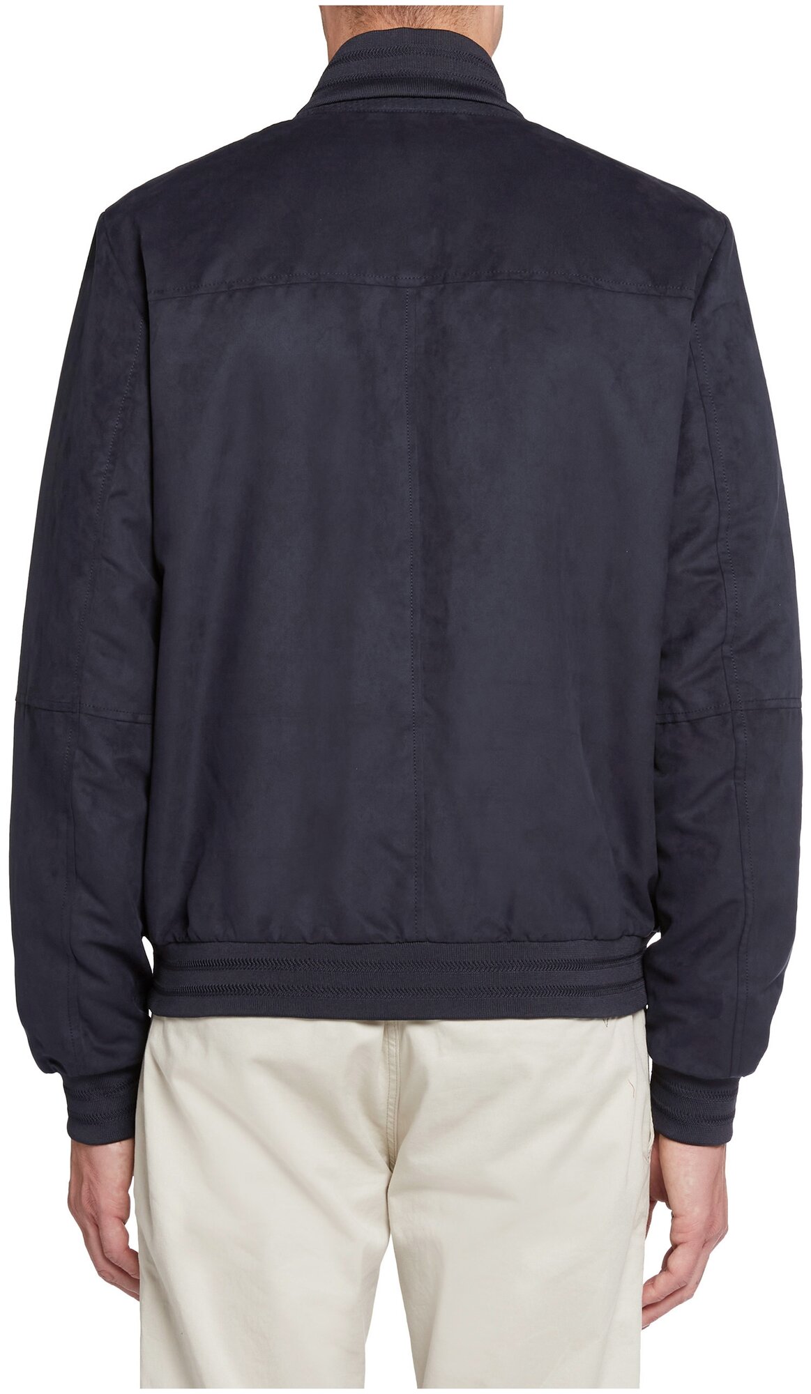 Бомбер GEOX, размер 50, темно-синий — фото 1