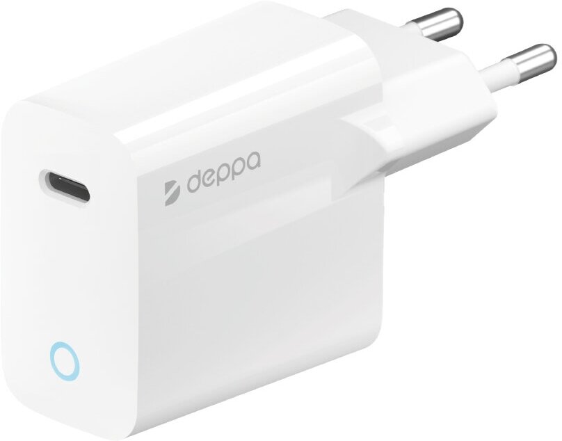 Сетевое зарядное устройство Wall Charger USB Type-C Power Delivery 25Вт белый Deppa крафт Deppa 11428-OZ