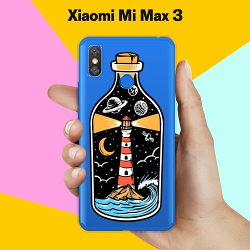 Силиконовый чехол на Xiaomi Mi Max 3 Бутылка / для Сяоми Ми Макс 3 силиконовый чехол на xiaomi mi max 3 сяоми ми макс 3 акварельные бабочки прозрачный