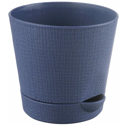 Горшок цветочный Партер ø9.5 h9 см v0.35 л пластик графит