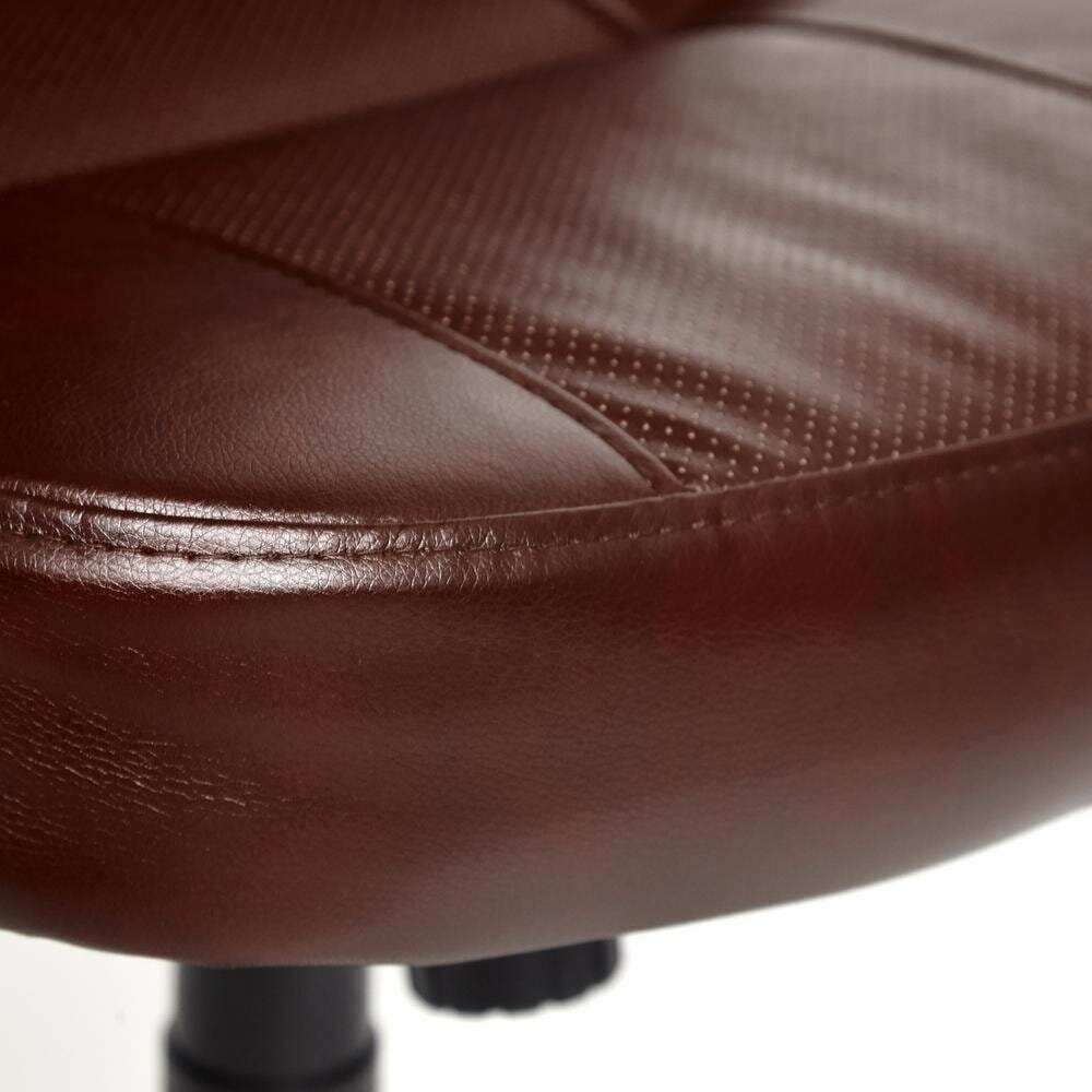 Компьютерное кресло TetChair Devon для руководителя, обивка: искусственная кожа, цвет: коричневый 2 TONE перфорированный - фотография № 15