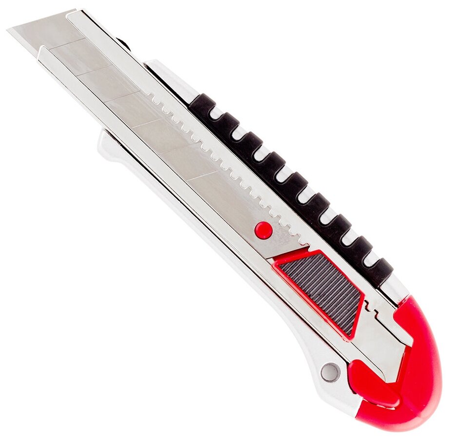 фото Нож строительный Hesler 25 мм с ломающимся лезвием стальной корпус