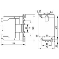 Контактор IEK КМИ-35012 50А 230В/АС-3 1НО;1НЗ