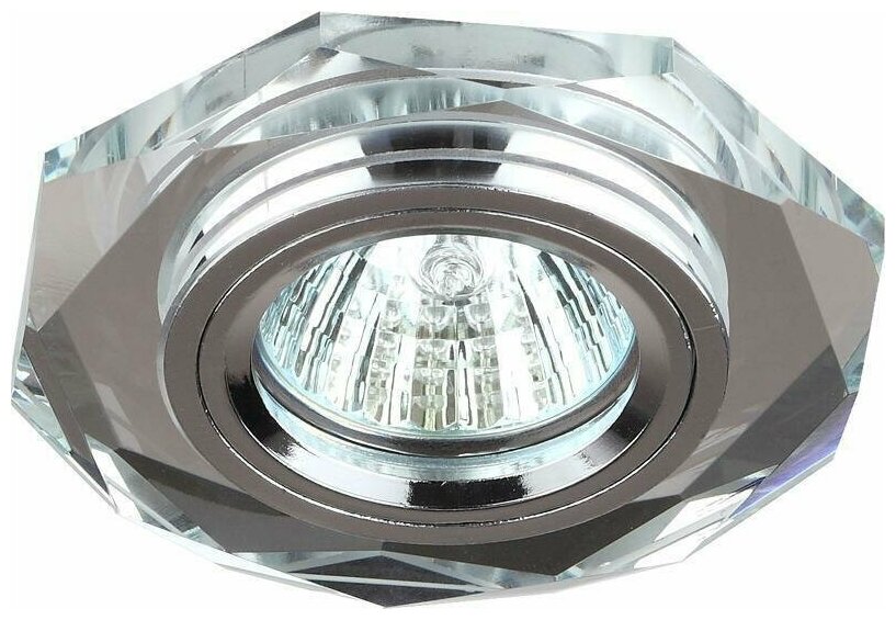 Точечный светильник ЭРА DK5 СH/SL 50W GU5.3 MR16 IP20 серебряный блеск/хром