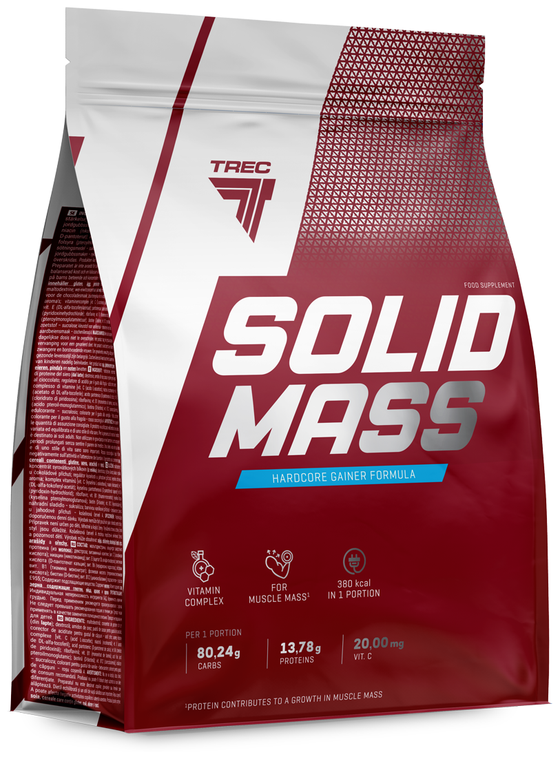 Trec Nutrition Гейнер Trec Nutrition Solid Mass, 5800 г, вкус: ваниль