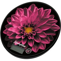 Весы кухонные электронные Матрена MA-197, до 7 кг, пурпурный цветок